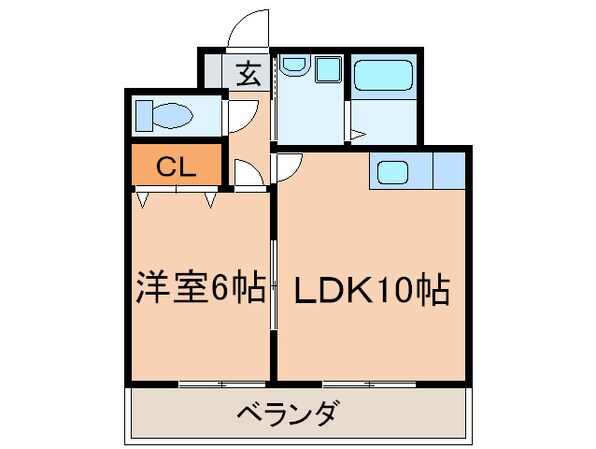 フォーレスト本城Ⅱの物件間取画像